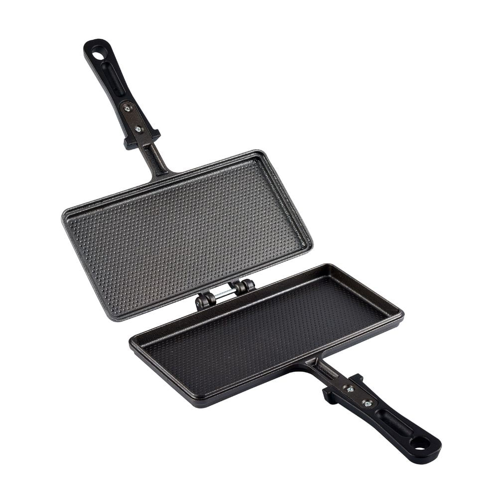 Sanduchera Grill Hierro Curada 27x14cm Victoria
