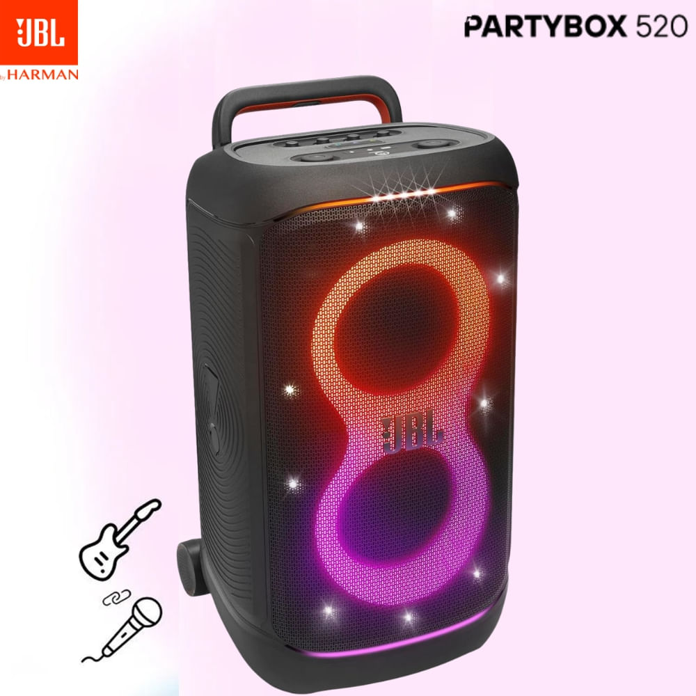 Parlante Bluetooth Jbl Partybox 520 400W IPX4 15Hrs