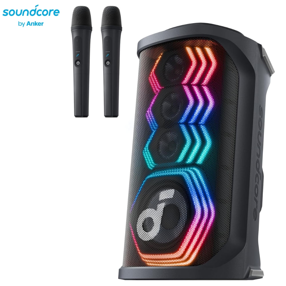 Parlante SoundCore Anker Rave 3S 200W con 2 microfonos