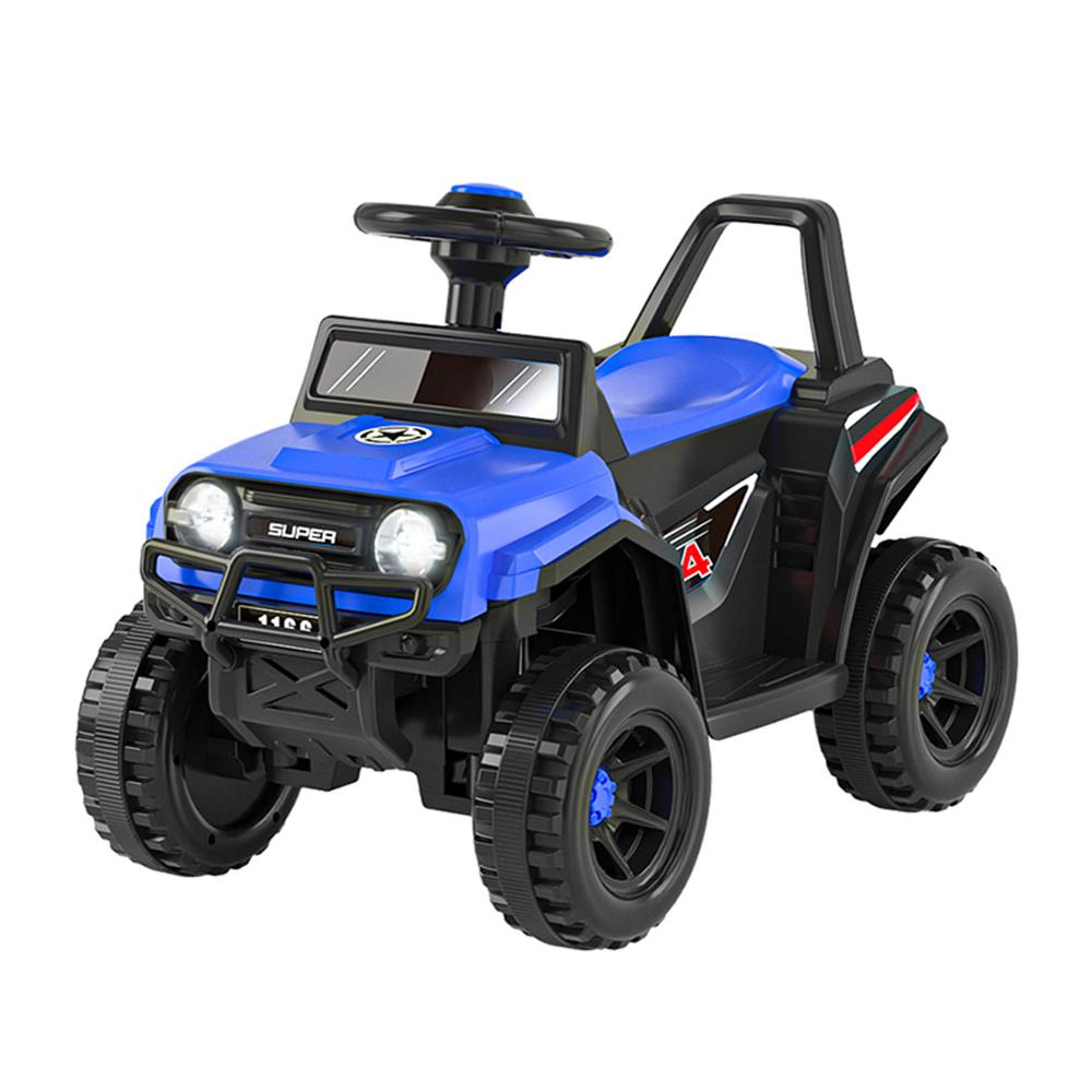 Carrito Buggy Para Niños Música Luces 4x4 Azul