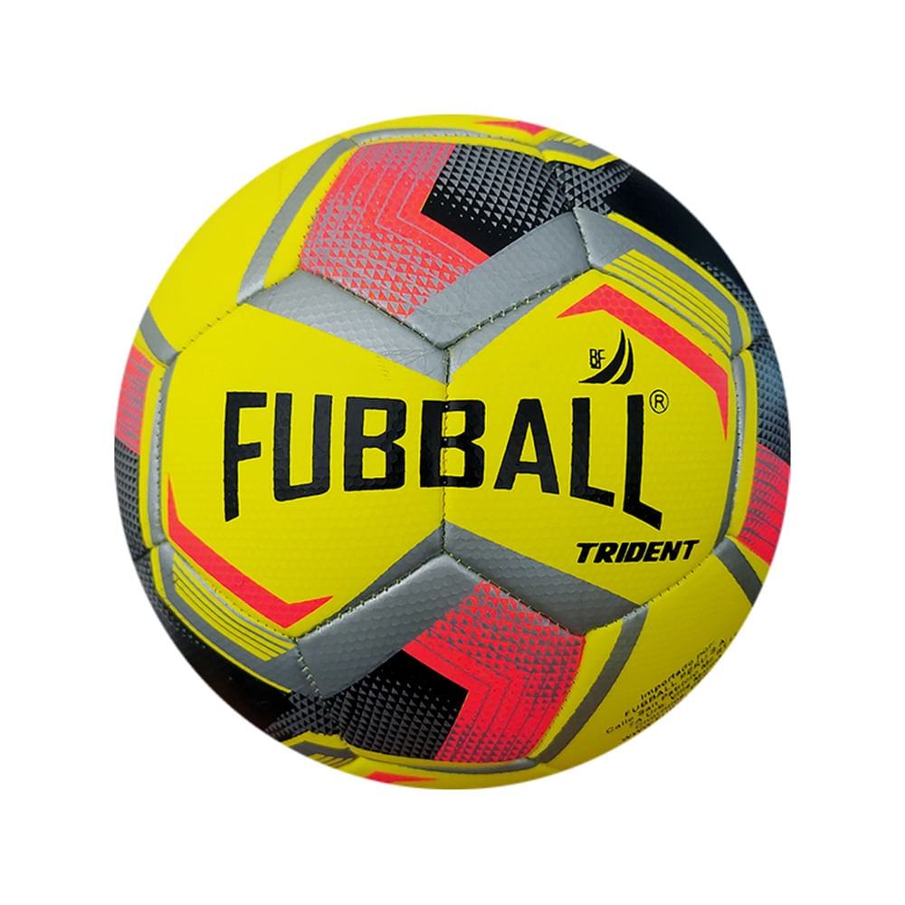 Pelota de Fútbol Fubball Trident Número 4 Color Amarillo