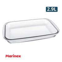 Fuente Bandeja para Horno de Vidrio Templado Marinex 2.9L