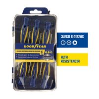 Destornilladores Goodyear Puntas Precisión  con Set 6 Piezas