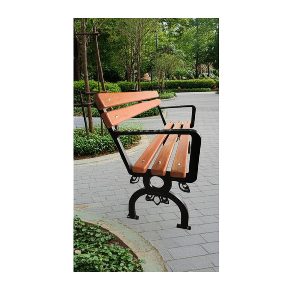 BANQUETA PARQUE JARDIN DMUEBLES MARTINA BANCA NATURAL