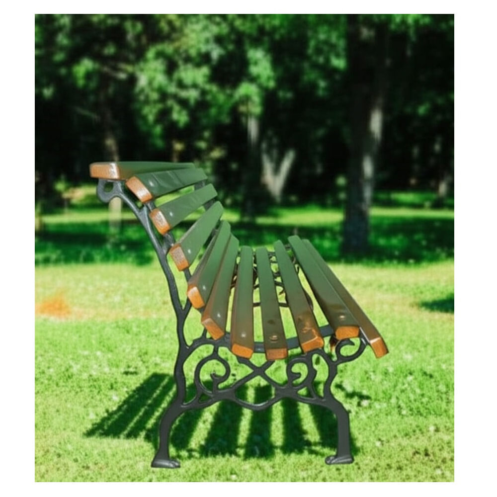 BANQUETA PARQUE JARDIN DMUEBLES MIKA BANCA NATURAL