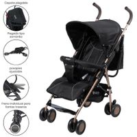Coche Bastón Reclinable Ebaby Zazu EB217-1 Negro