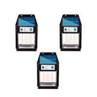 Set de 3 Lámparas Solar Con Sensor De Movimiento Diseño Elegante