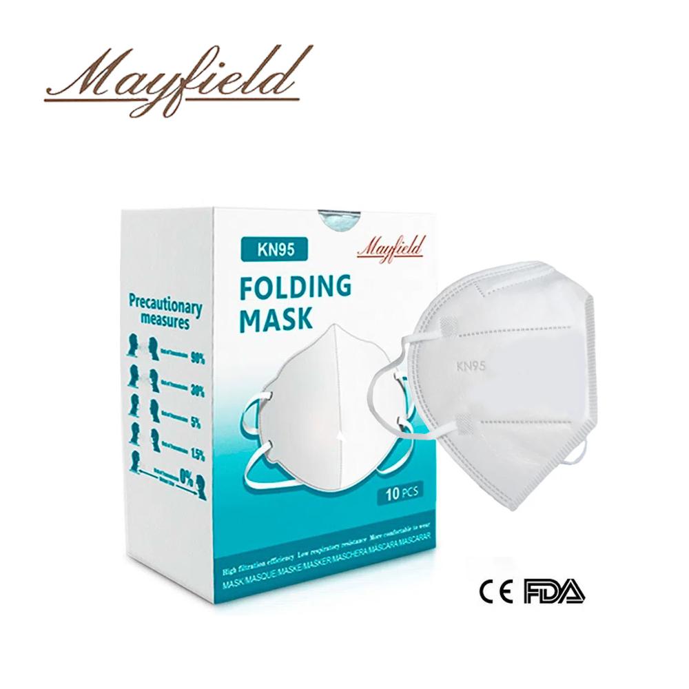 Mascarilla KN95 Mayfield 5 capas Blanco Caja*10und
