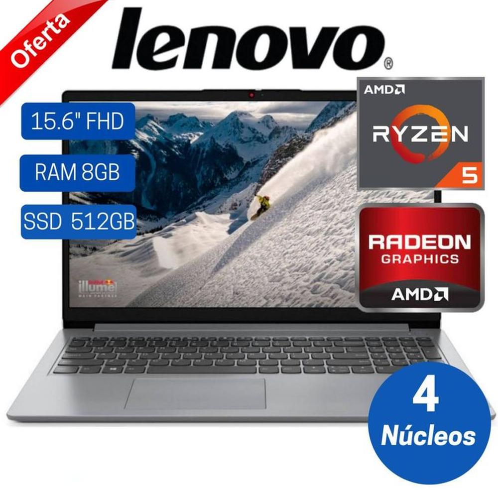 Laptop Lenovo IdeaPad 1 15AMN7 15.6"" FHD TN, AMD Ryzen 5 7520U ,Ram 8GB, SSD 512GB, Free Dos
