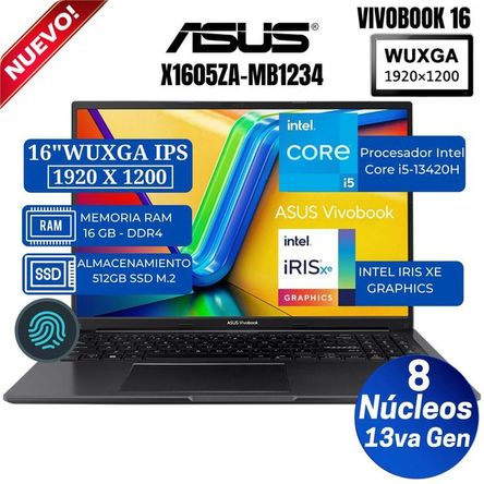Laptop ASUS VivoBook  X1605VA-MB123 16
