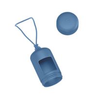 Dispensador Para Poop Bags De Perro Azul Oscuro - Talla S