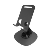 Soporte De Mesa Para Celular S&T Metal Giro 360° L-382 Gris Oscuro