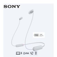 Audifonos Bluetooth Sony Wireless Wi C100 Bateria 25Hrs Ipx4 Blanco