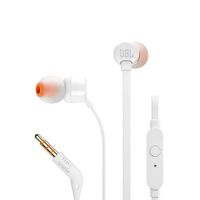 Audífonos Pure Bass Sound 3.5 Mm Jbl T110 con Micro Blanco