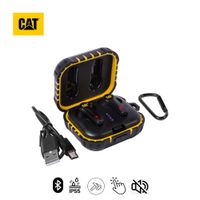 Audífonos Cat BTEARBUD Bluetooth IP55 cancelacionruido-Touch-Negro