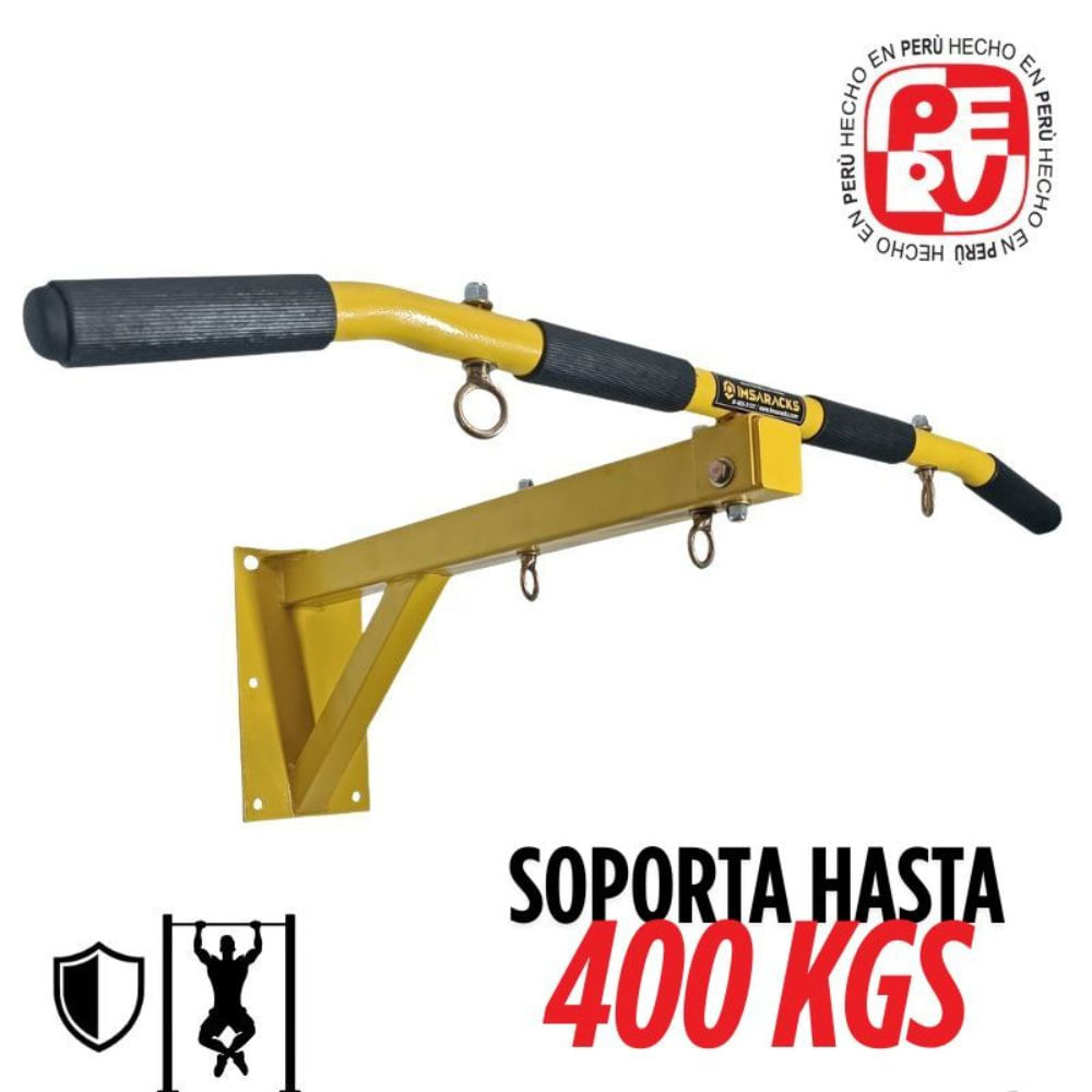 Barra Dominadas Saco de Box Desmontable Crossfit 400Kg