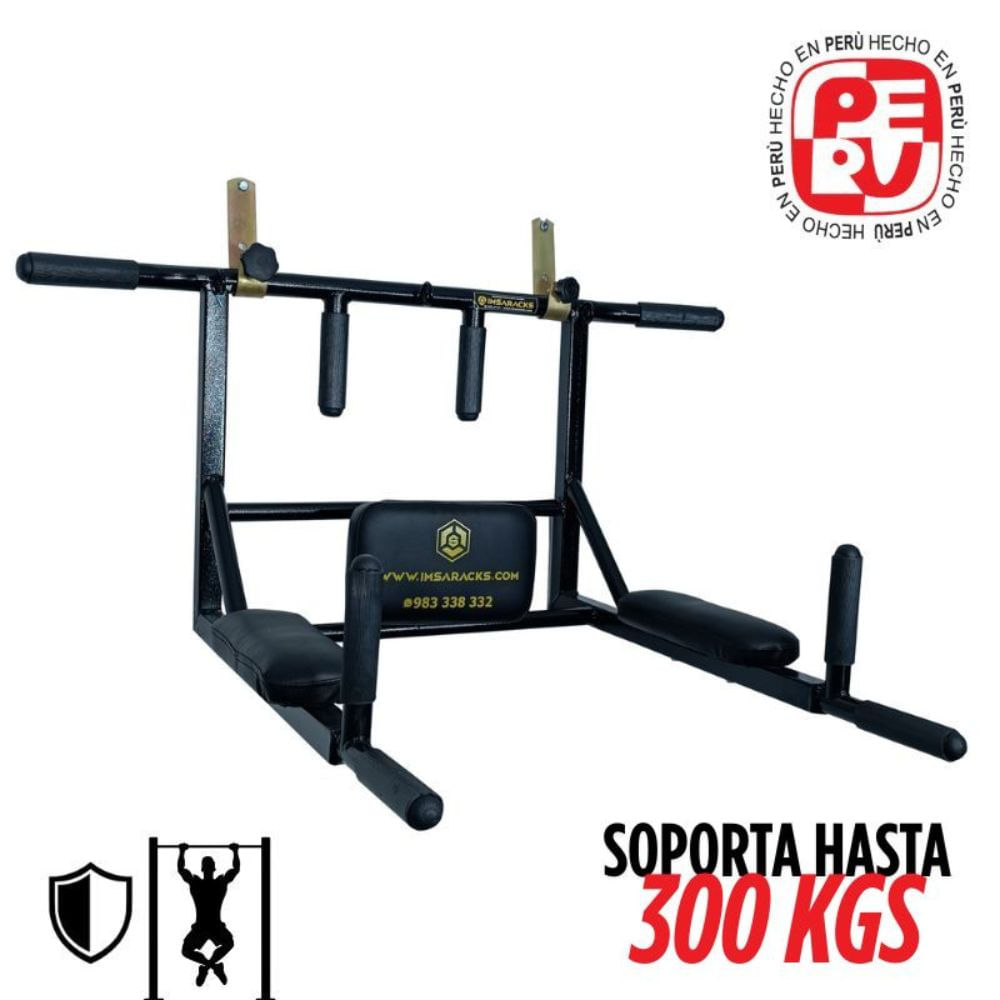 Barra Multifuncional Dominadas 10 Ejercicios en 1 Modelo Pro