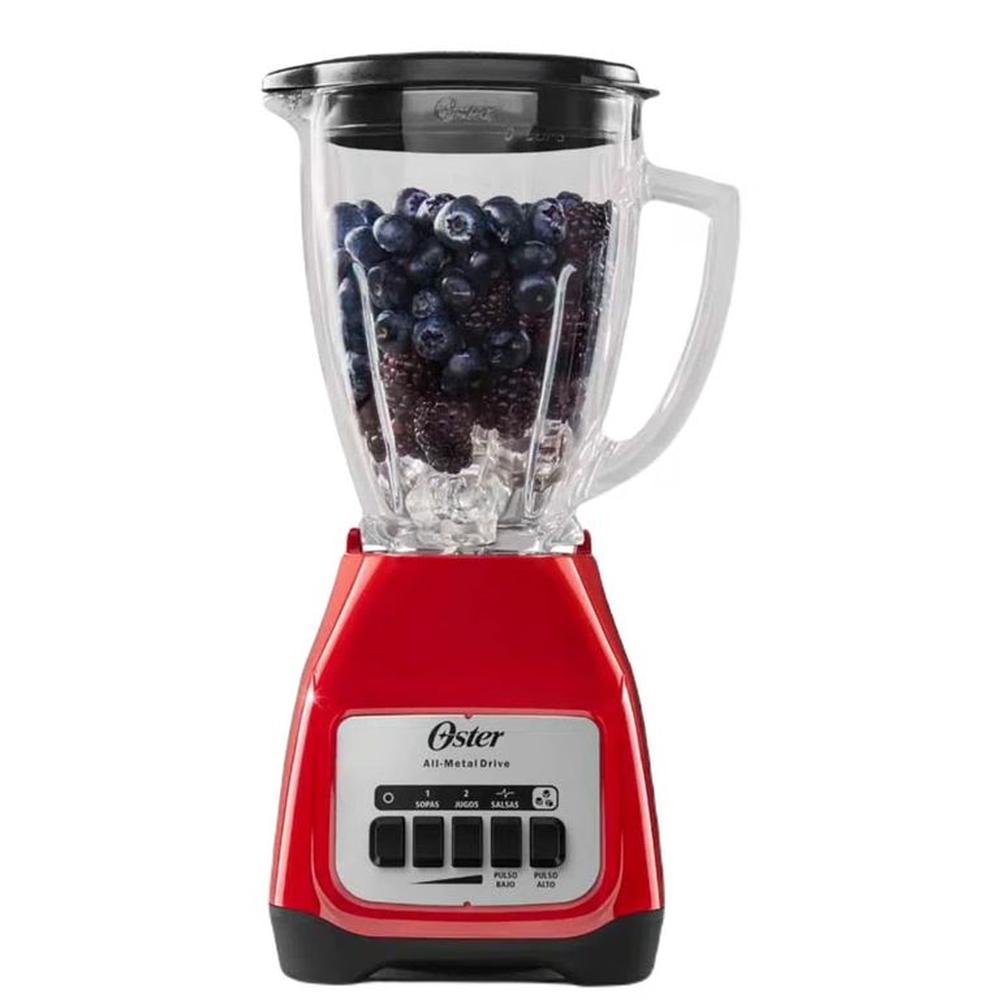 LICUADORA BLSTKAG-RPB-053 OSTER 2 VELOCIDADES 1.5L ROJO