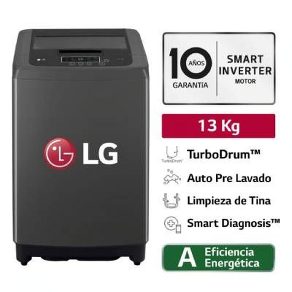 Lavadora LG 13 kg Carga Superior WT13BPBK Negro