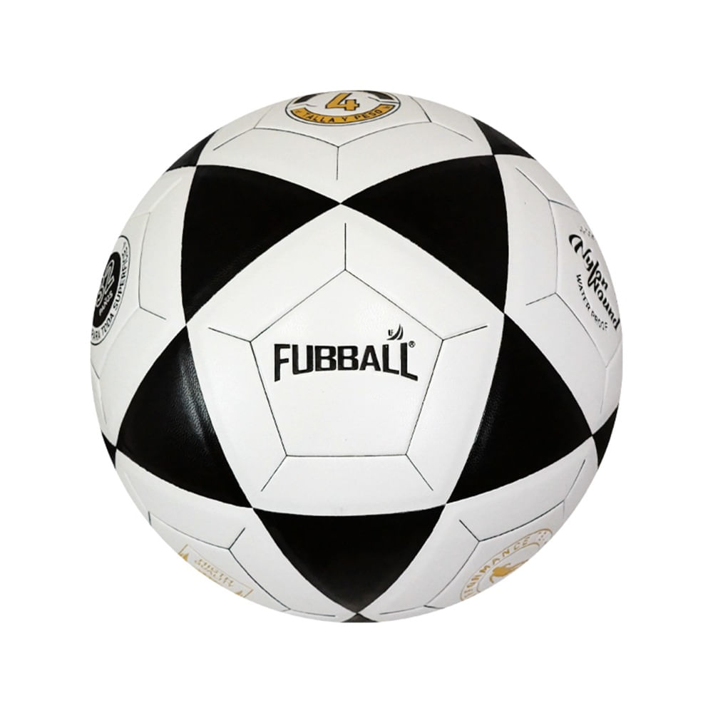 Pelota de Fútbol Fubball BF4 Número 4 Color Blanco y Negro