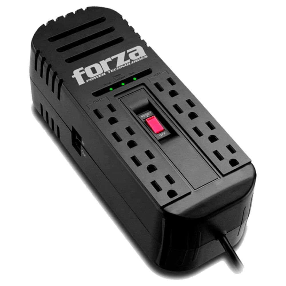 un acreedor Inhalar patrón Estabilizador de Voltaje Forza 2200VA Modelo FVR-2202 8 Tomas | Promart -  Promart