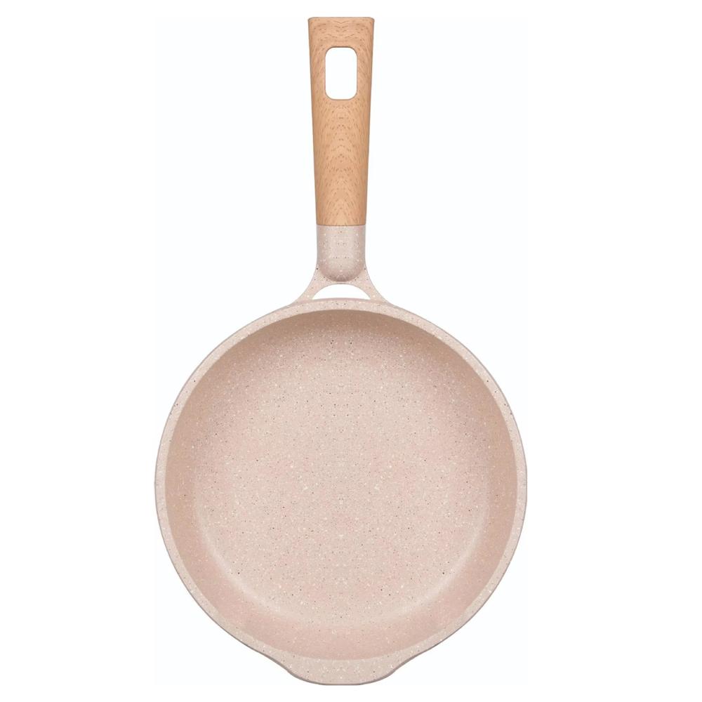 Sartén Antiadherente con Tapa - MGC N° 24 Color Crema