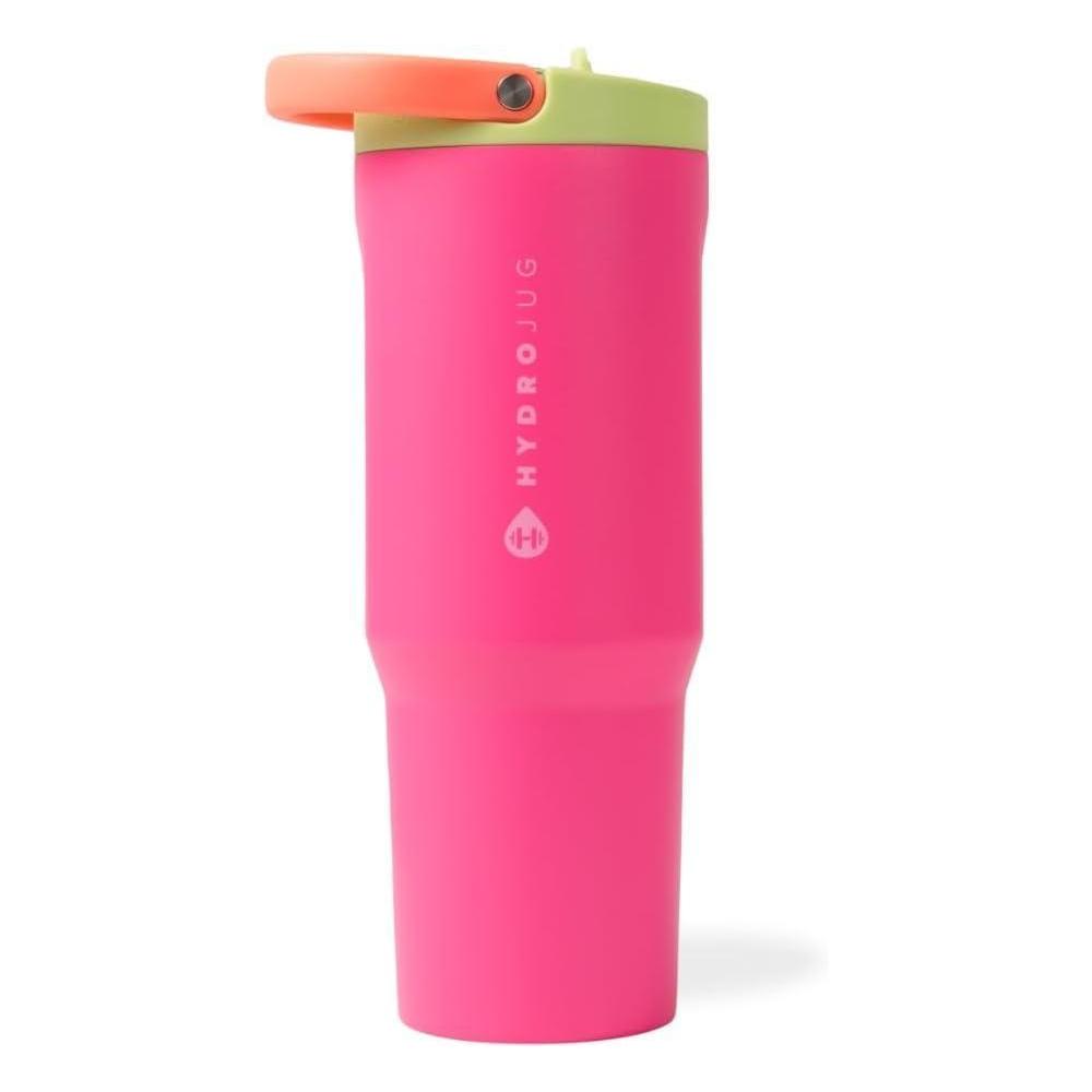 Botella HydroJug Orquídea Con Popote 32 Onzas