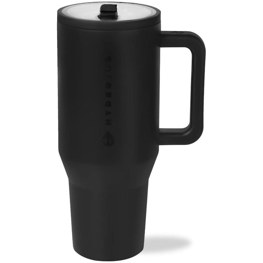 Vaso HydroJug Negro CUPBLCKSTD Aislado