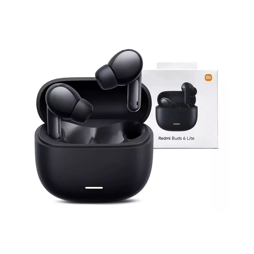 Audífono Xiaomi Redmi Buds 6 Lite Negro 38h Bluetooth 5.3