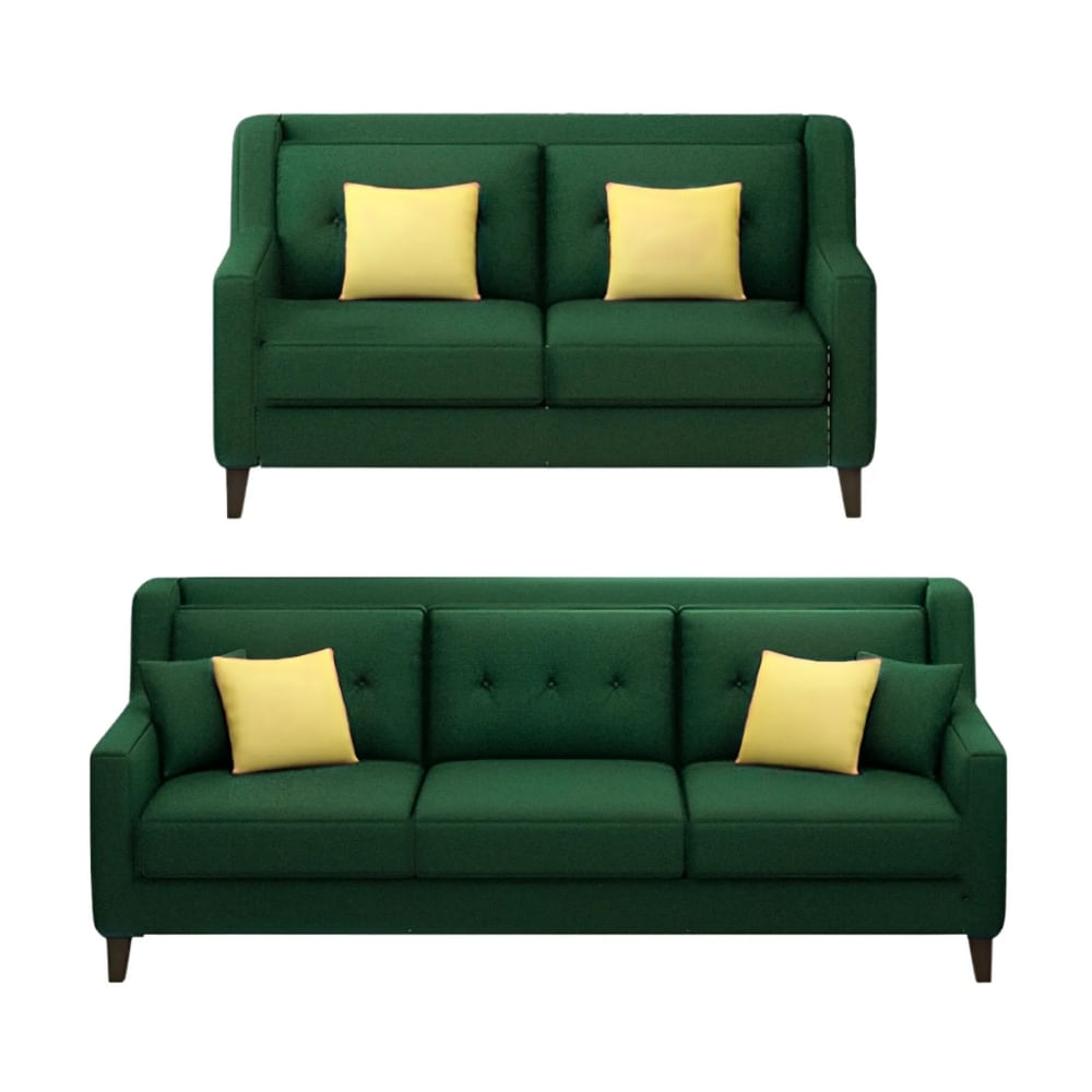 Juego de Sala Barroco 3 2 Verde