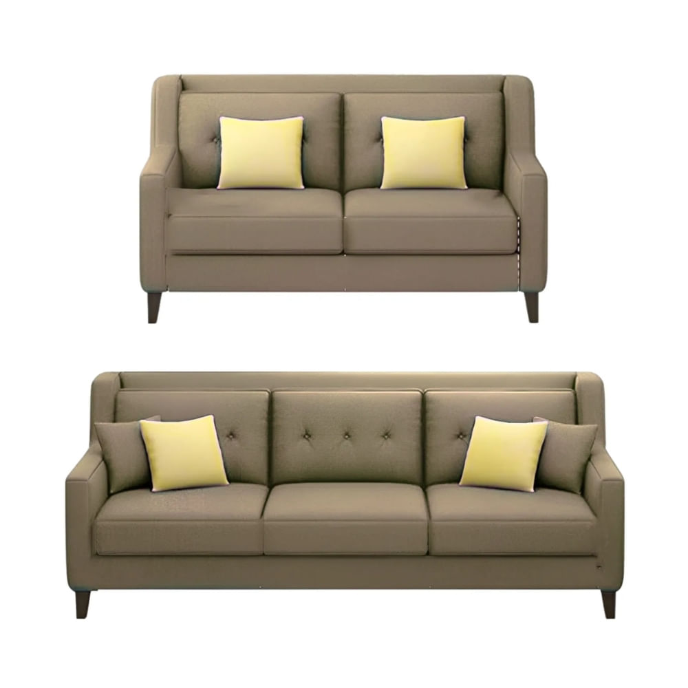 Juego de Sala Barroco 3 2 Beige