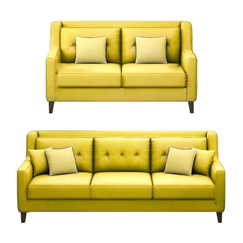 Juego de Sala Barroco 3 2 Amarillo