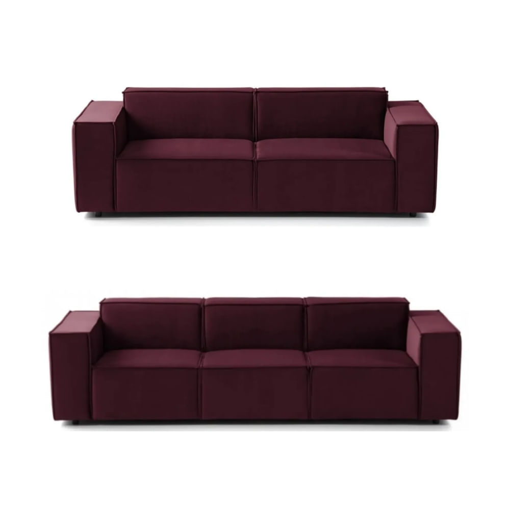 Juego de Sala Vitoriano 3 2 Vino