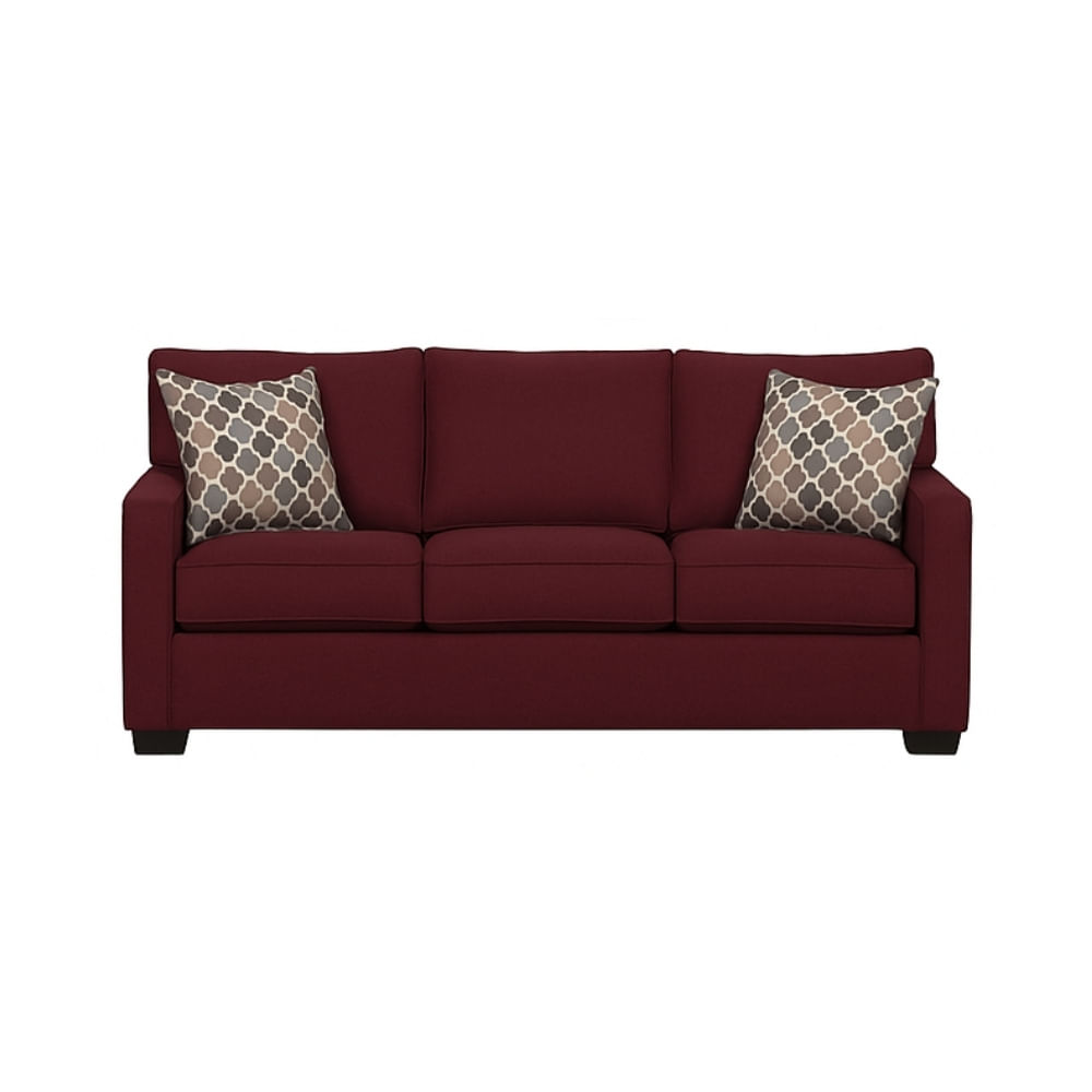 Sofá 3 Cuerpos Reims Vino