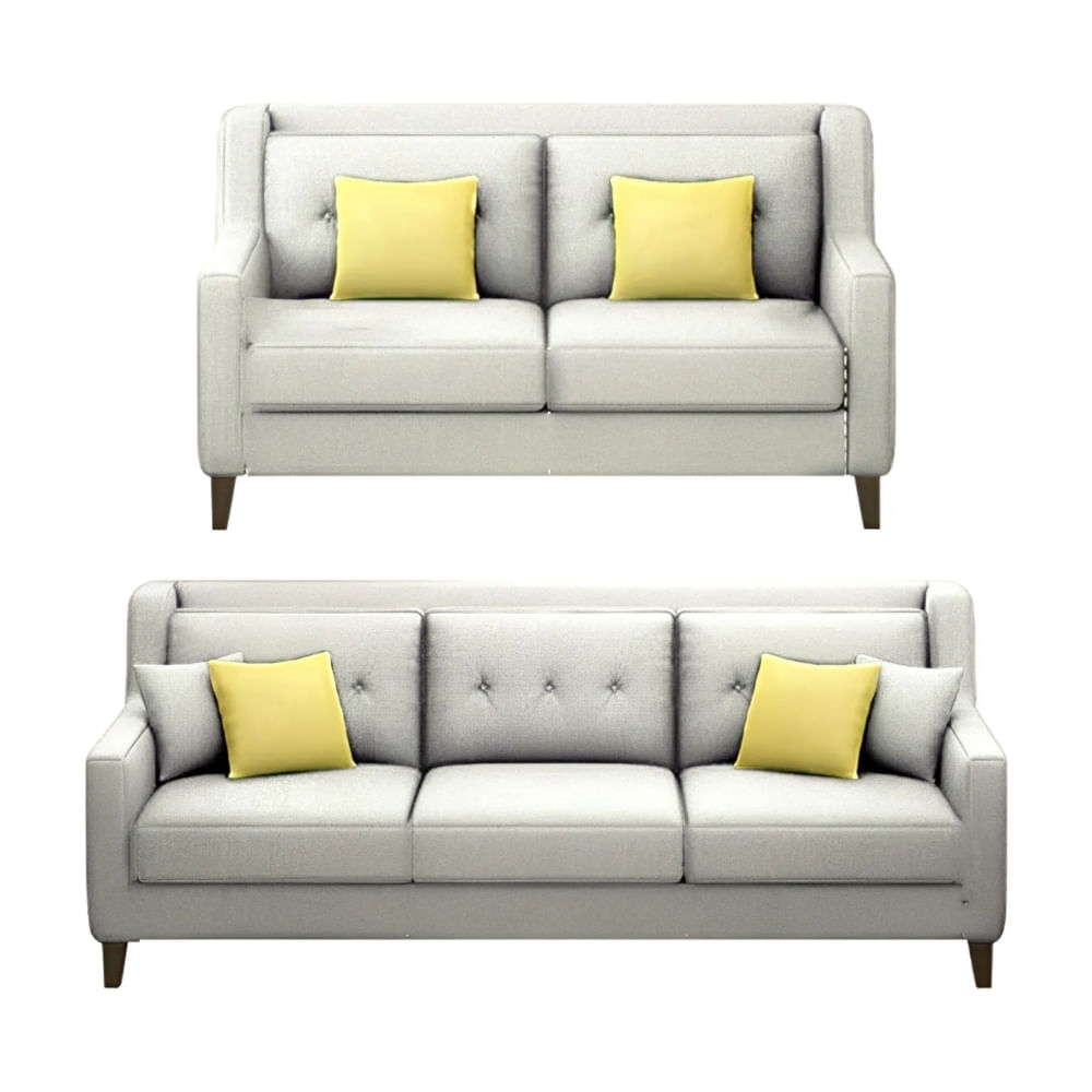 Juego de Sala Barroco 3 2 Blanco