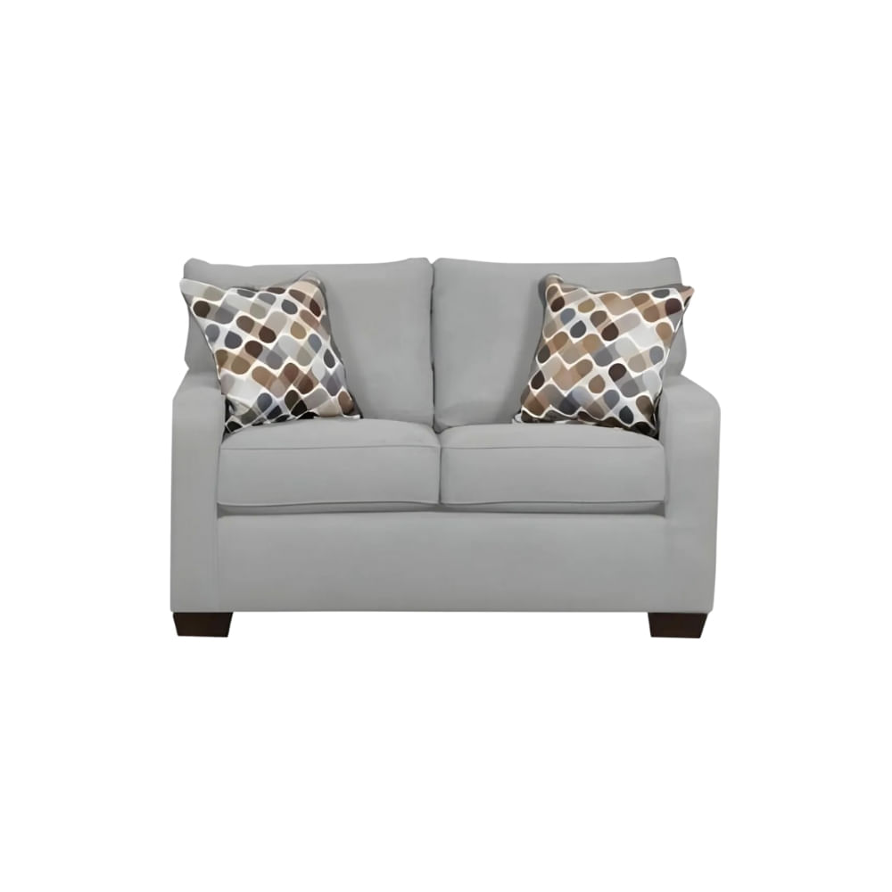 Sofá 2 Cuerpos Reims Gris Claro