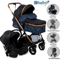 Coche Moisés Travel System «RONDA PLUS» con Porta bebé Blue