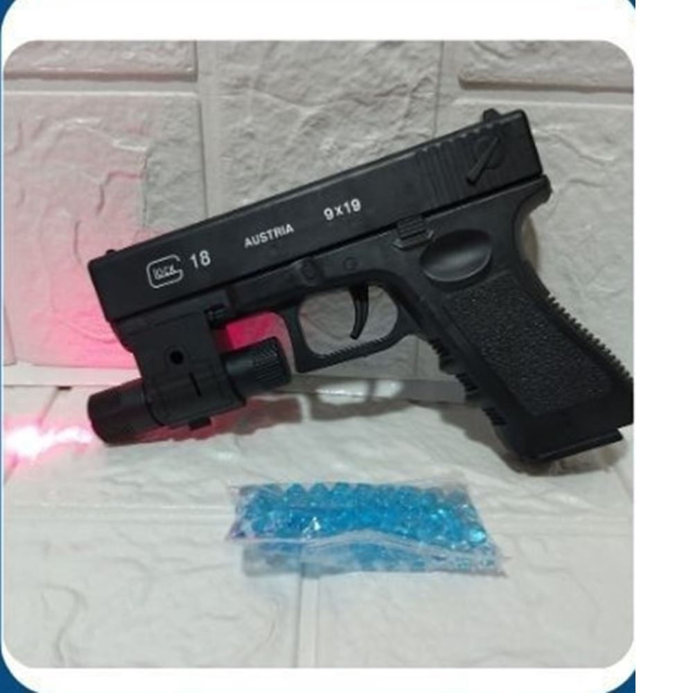 Pistola Hidrogel Glock Manual Negro