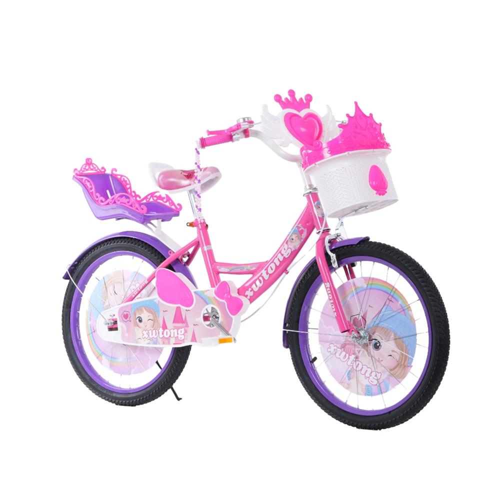 Bicicleta Para Niña Infantil Sonido Luz Aro 20 Fucsia 7221