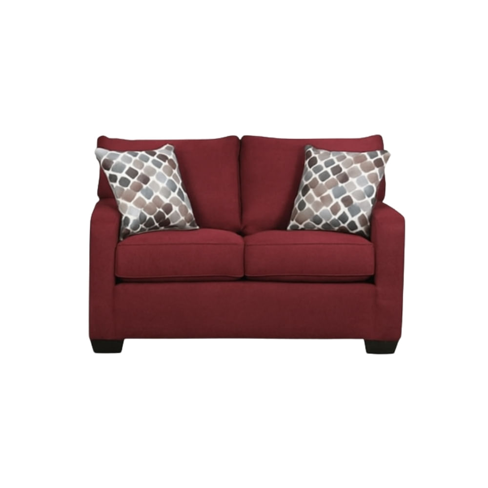 Sofá 2 Cuerpos Reims Rojo