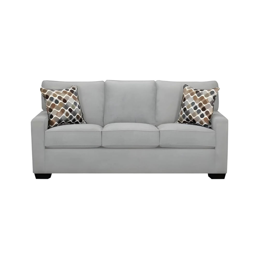 Sofá 3 Cuerpos Reims Gris Claro