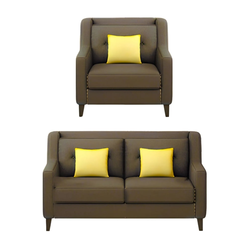 Juego de Sala Barroco 2 1 Marrón