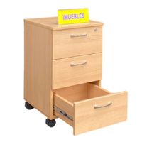 Gavetero para Oficina color Haya – 3 Cajones – SAHIP – TEMEL