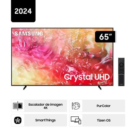 TV SAMSUNG 65 LED CRYSTAL 4K UHD TIZEN 65DU7000 2024 TV SAMSUNG 65 LED CRYSTAL 4K UHD TIZEN 65DU7000 2024