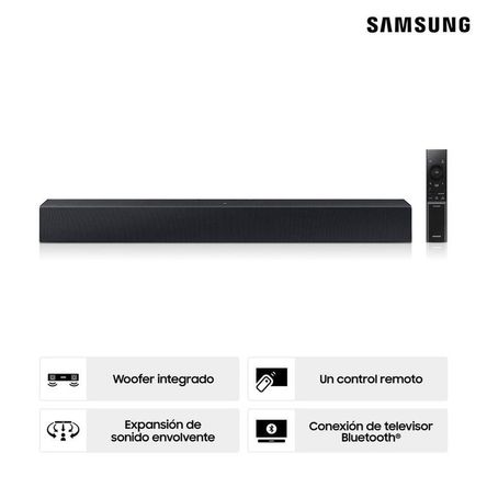 Samsung Soundbar 2.0 CH HW-C400/PE 40 W Negro. Samsung Soundbar 2.0 CH HW-C400/PE 40 W Negro.