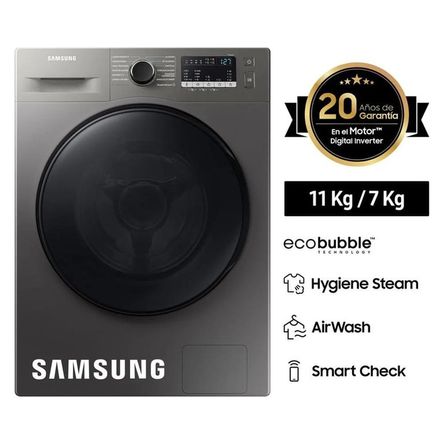 LAVASECA SAMSUNG 11 KG 7 KG CARGA FRONTAL WD11T4046BX/PE LAVASECA SAMSUNG 11 KG 7 KG CARGA FRONTAL WD11T4046BX/PE