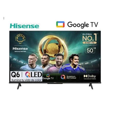 Televisor HISENSE QLED 50 UHD 4K Smart TV 50Q6N Televisor HISENSE QLED 50 UHD 4K Smart TV 50Q6N