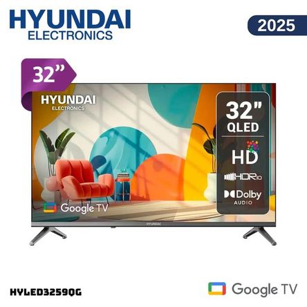 TELEVISOR HYUNDAI 32 QLED SMART TV GOOGLE TV HD - HYLED3259QG TELEVISOR HYUNDAI 32 QLED SMART TV GOOGLE TV HD - HYLED3259QG