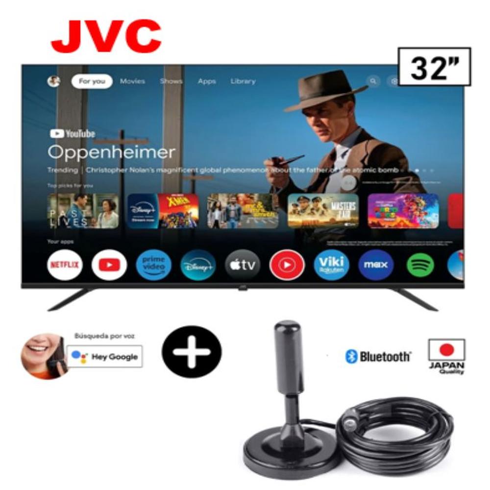 Televisor JVC Led 32 Smart HD Google TV LT-32KB127 + Antena digital Televisor JVC Led 32 Smart HD Google TV LT-32KB127 + Antena digital
