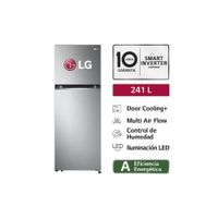 Refrigeradora GT24BPP 241LT Door Cooling Top Mount  Plateada LG